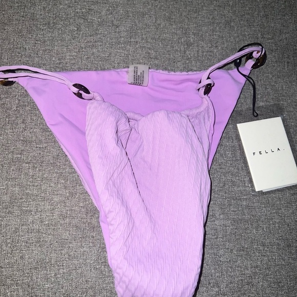 FELLA Xavier String Bikini Bottom in Lilac Size Small NWT - Picture 2 of 7